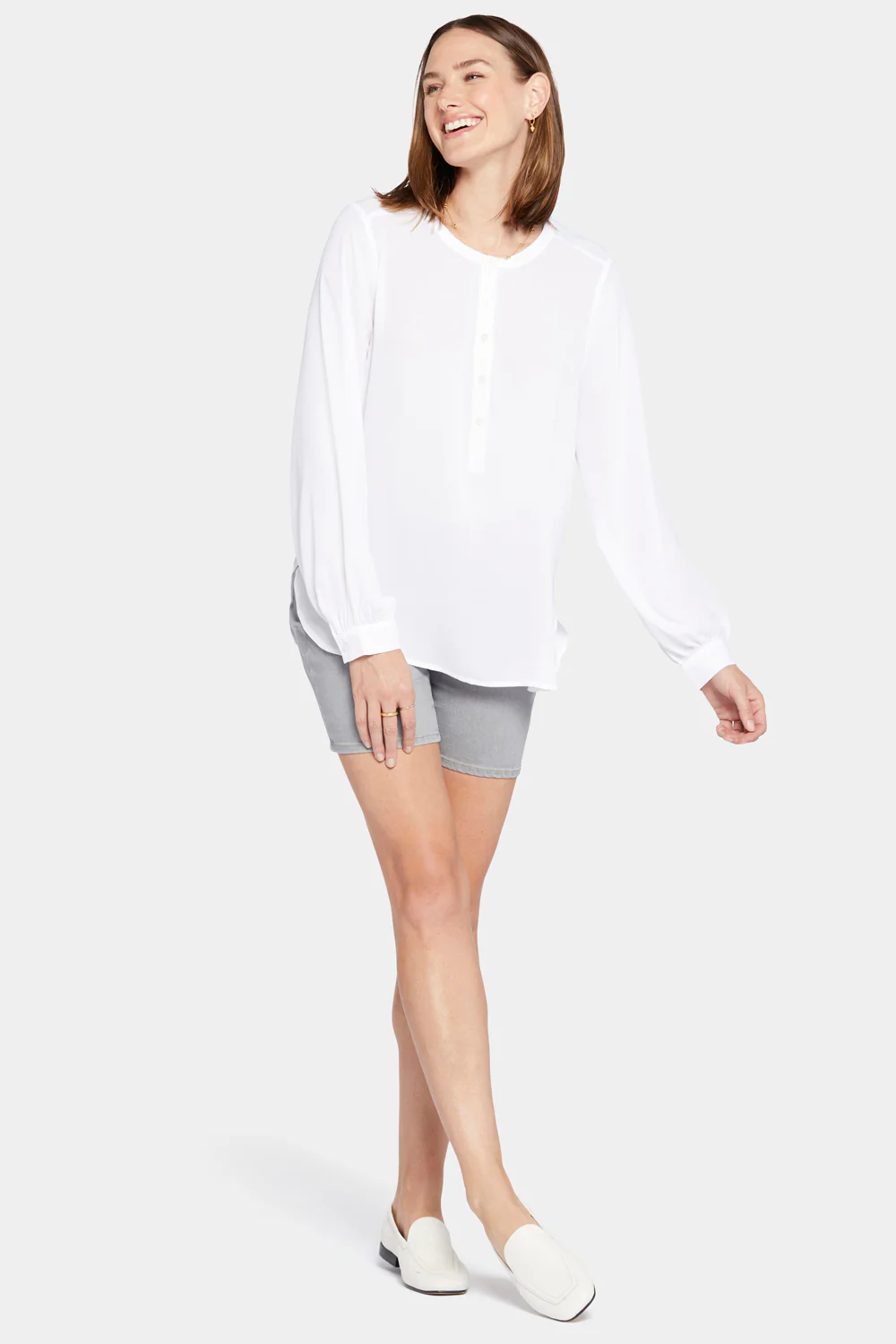 Simone Blouse - Optic White - Image 5