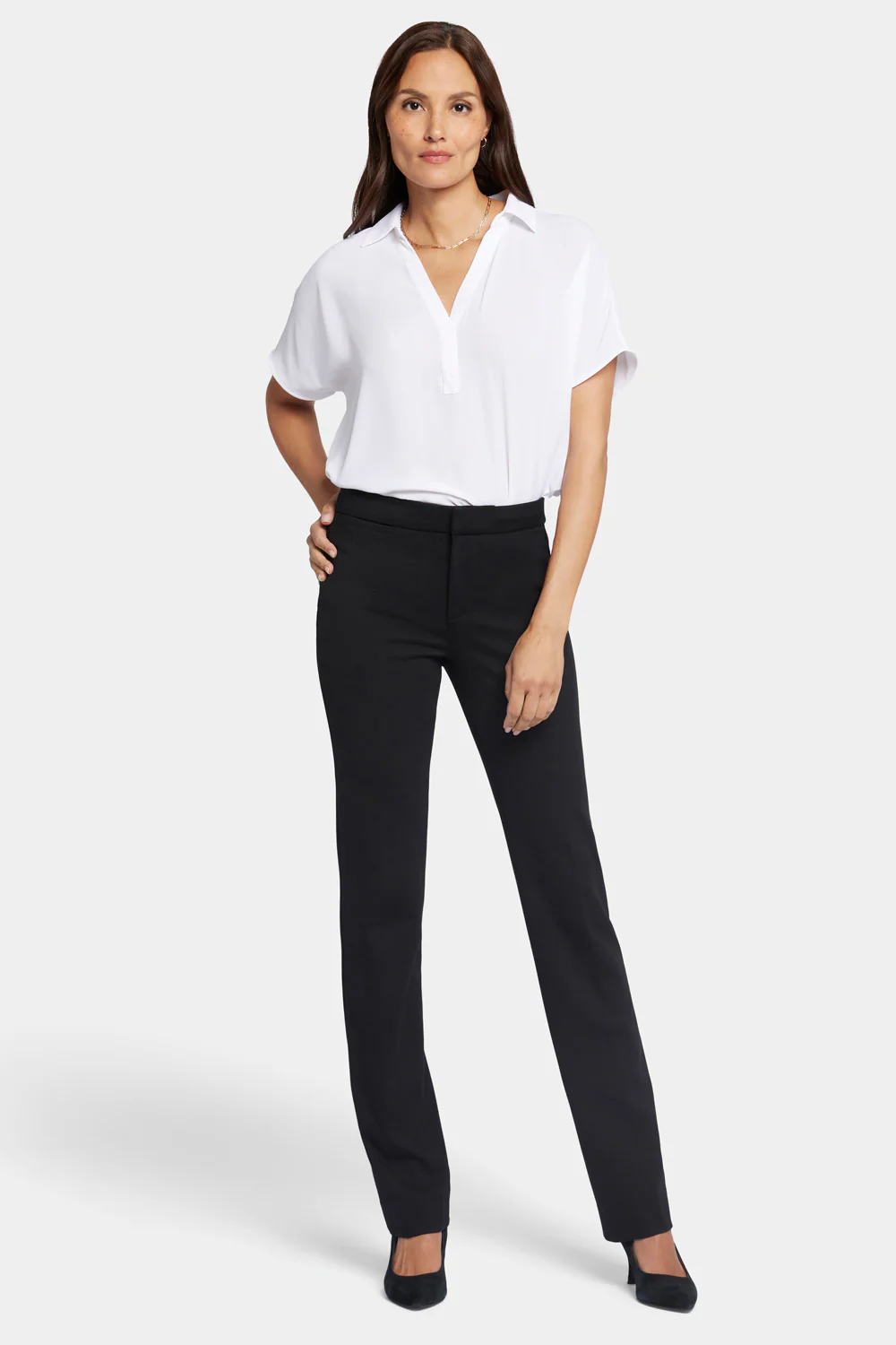 Slim Trouser Pants - Black - Image 4
