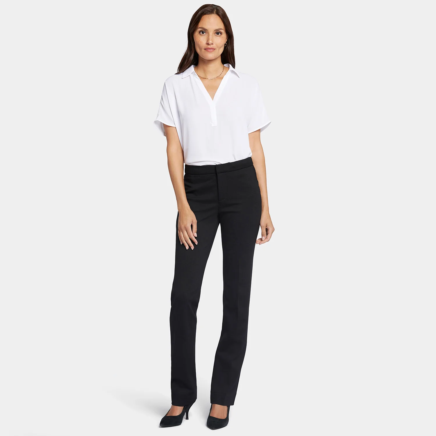 Slim Trouser Pants - Black - Image 7