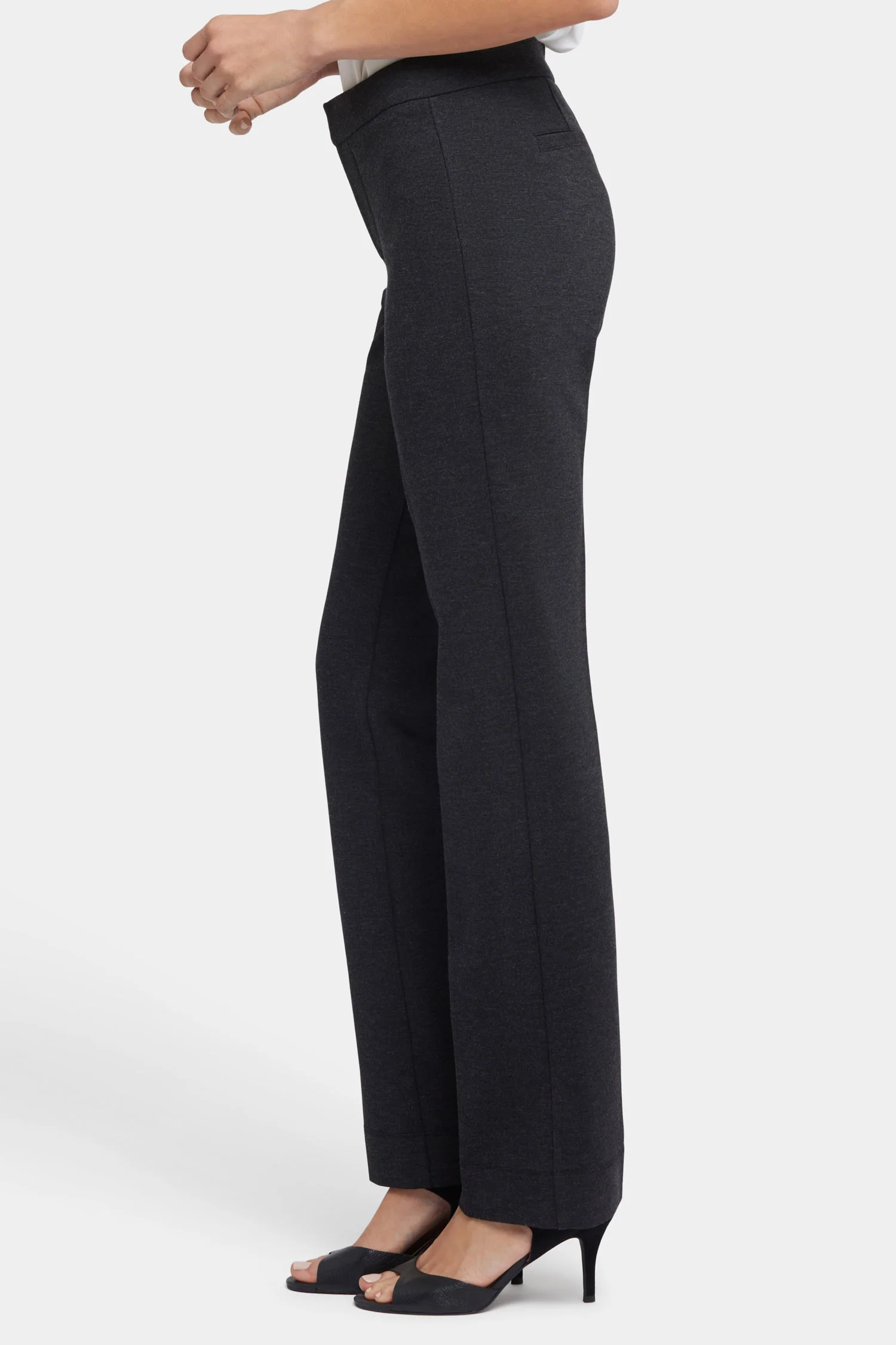 Slim Trouser Pants - Charcoal Heathered - Image 3