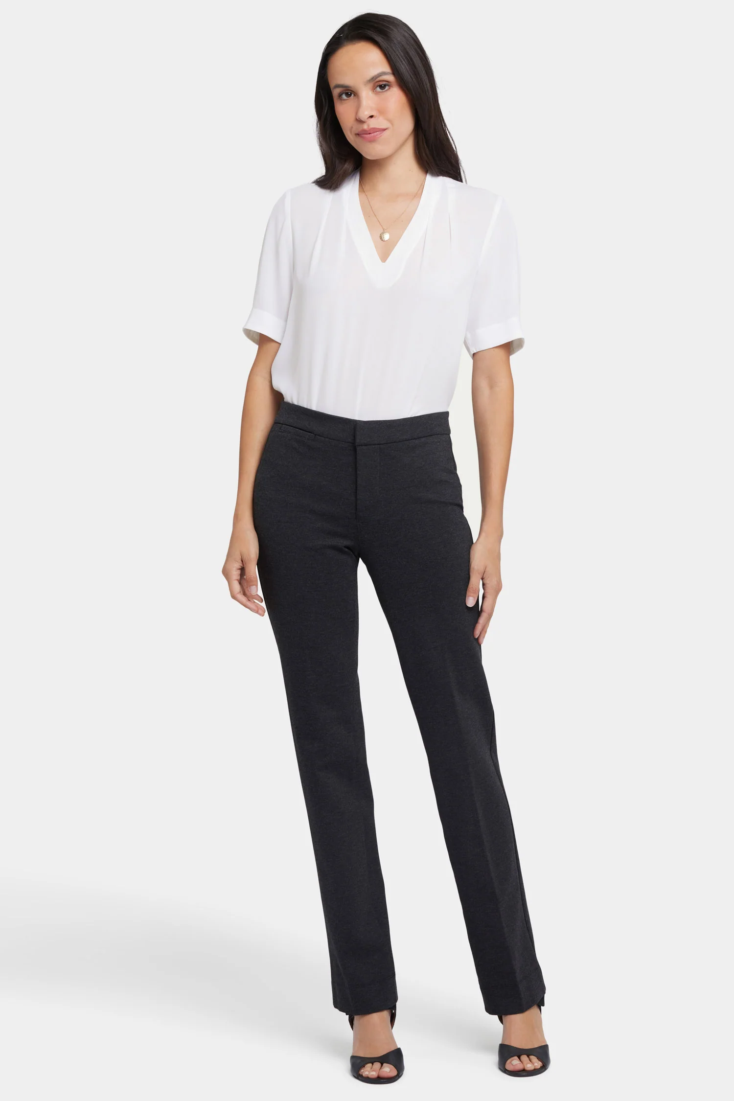 Slim Trouser Pants - Charcoal Heathered - Image 4