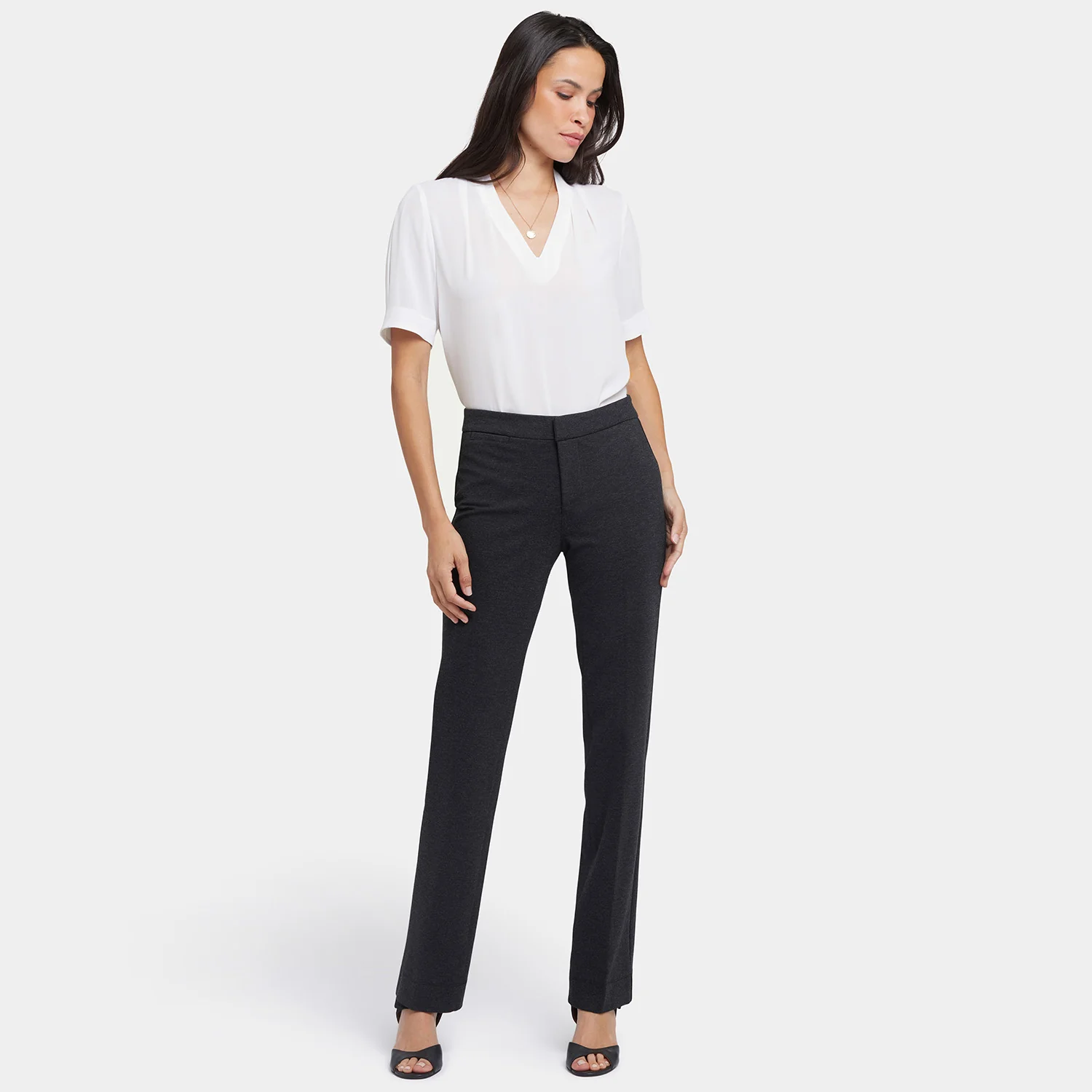Slim Trouser Pants - Charcoal Heathered - Image 7