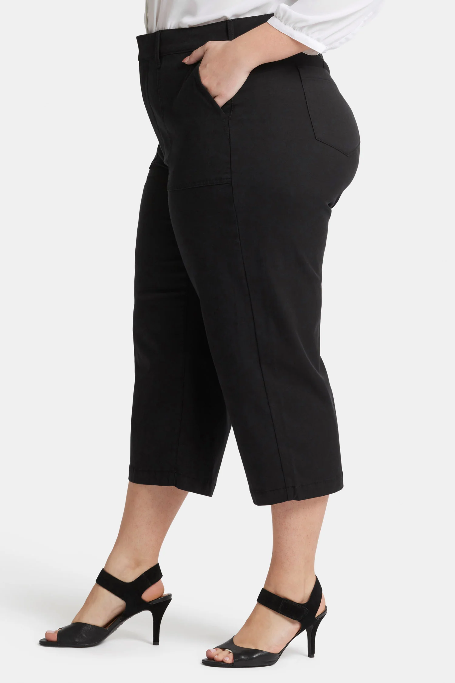 Utility Pants In Plus Size - Black - Image 3