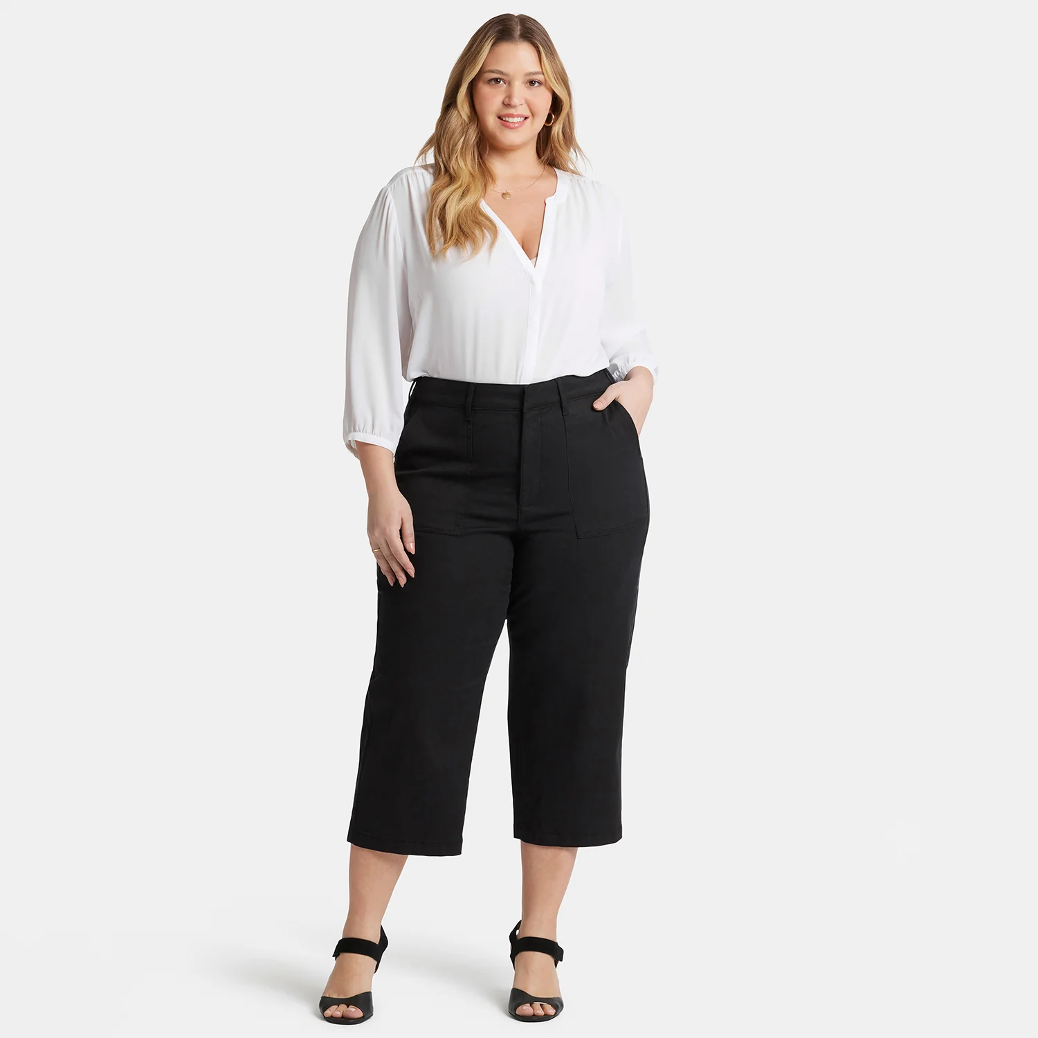 Utility Pants In Plus Size - Black - Image 7